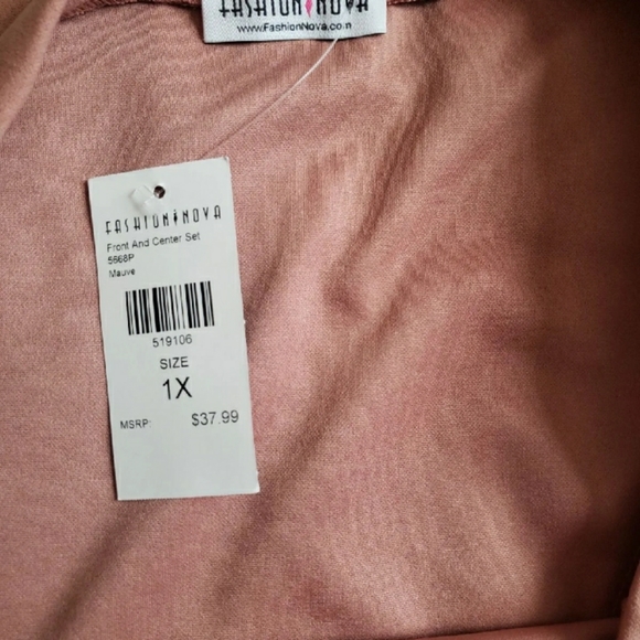 Fashion Nova skirt set (Mauve) - Picture 7 of 9